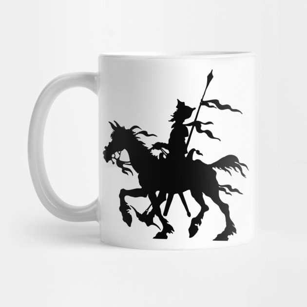 Don Quixote of La Mancha and Rocinante | Don Quixote Silhouette | by Eclectic At Heart